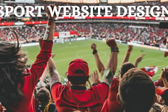design basketball football baseball academy website sport website in wordpress