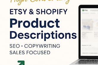 write SEO product descriptions that boost your etsy or shopify sales