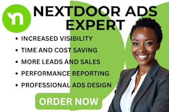 be your expert nextdoor ads and nextdoor ads manager to grow your local business