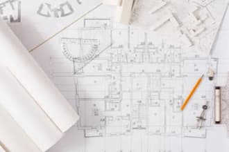 draft architectural floor plans, convert sketch, pdf to cad in autocad and revit
