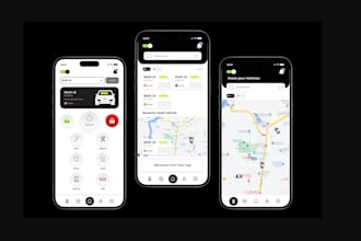 build fleet management app, car tracking app, logistic app, taxi booking app