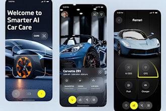 build fleet management app, fuel payment and tracking app, ai car care app