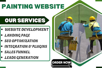 do painting website plumbing roofing commercial cleaning website painting leads