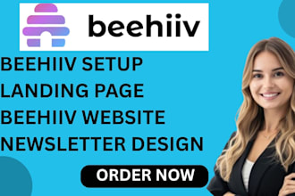 setup beehiiv, beehiiv newsletter, beehive, landing page