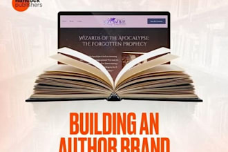 build squarespace author website, academic scholars website ebook website