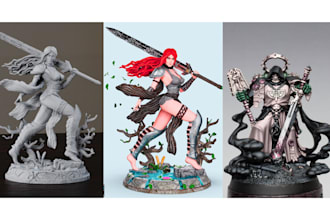 bring your 3d miniatures to life with custom paint and pro printing
