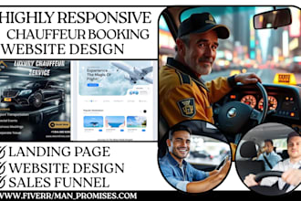 build chauffeur website limousine booking website taxi, airport transfer website