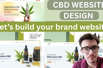 design cbd website, hemp website, marijuana website, cannabis, thca herb website