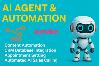 set up made com make com automation zoho API integration n8n ai agent zapier
