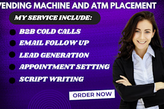 do vending machine real estate lead, real estate calls cold calling