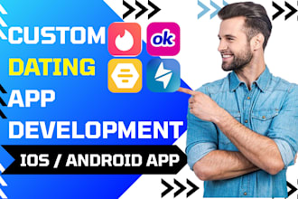 build dating app like okcupid tinder bumble hinge happn for android  ios