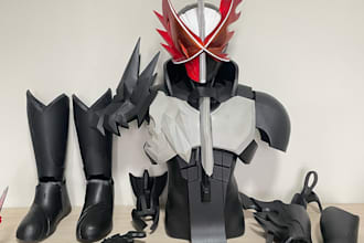 cosplay creation 3d cosplay armor 3d wearable cosplay prop 3d mask 3d printing