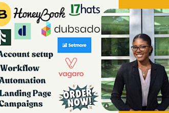 dubsado honeybook 17hats calendly vagaro setmore zapier trello simplebookme zoho