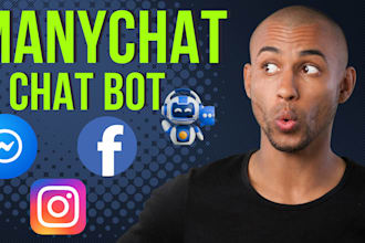 build a high converting manychat chatbot for messenger  whatsapp