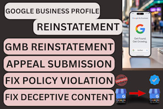 appeal reinstate unsuspended suspended google my business profile gmb suspension