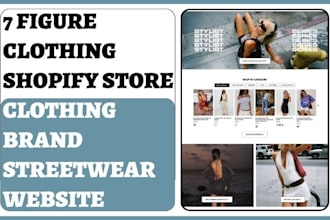 design clothing shopify store clothing brand streetwear clothing fashion website