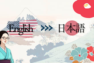 provide natural japanese translation with ai and human proofreading