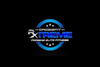design classic outstanding crossfit gym logo