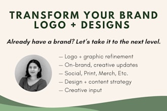 transform your brand logo and designs