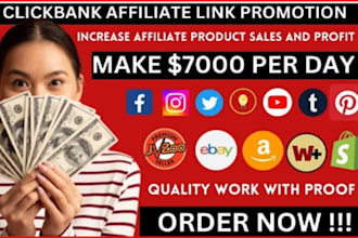 referral link promotion, affiliate link promotion, clickbank affiliate marketing