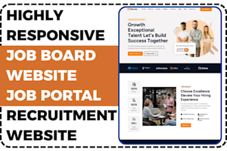 design responsive job board website job portal website recruitment website