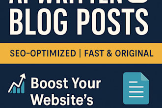 write  ai generated blog posts and SEO articles fast