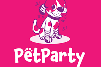 design custom animals pet party logo