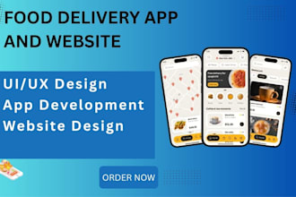 develop food delivery app or food delivery single or multi restaurant website