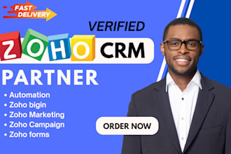 setup zoho CRM marketing form campaign bigin salesiq automation booking zoho one