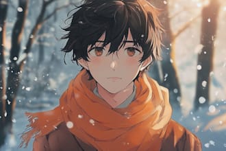 webnovel webtoon cover shonen anime manga comic dnd book cover cover for webtoon