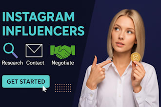 contact and negotiate a deal with top instagram influencers