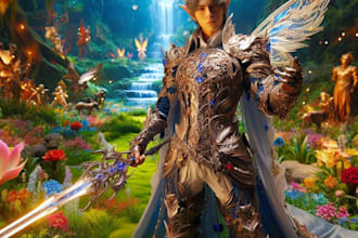 draw original fantasy characters, concept art, fanart