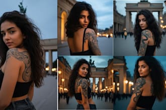 hyper realistic ai influencer model for instagram fanvue and ai onlyfans