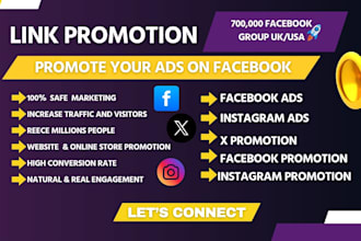 share your link to over 90m active users on social media and web platforms USA