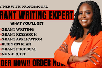 do grant proposal writing, apply for grant for small business and 501c3 grants