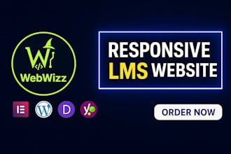 build wordpress lms website with learndash, tutor lms, masterstudy, buddyboss