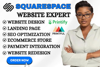 design squarespace print on demand store printful printify shopify etsy pod