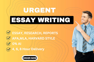 do urgent essay writing, case study, and research writing
