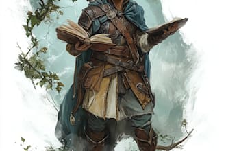 create dnd character illustrations and fantasy characters