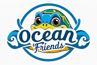 do sea turtle mascot logo in 2 days