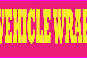 make professionally van wrap , truck wrap and any vehicle wrap designs
