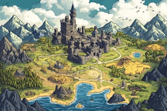 develop roblox map, game map, dnd map for rpg dnd tabletop