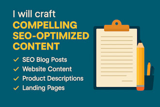 high converting SEO website content and blog posts to boost traffic