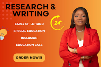 write on early childhood, special education, inclusion, educational case study