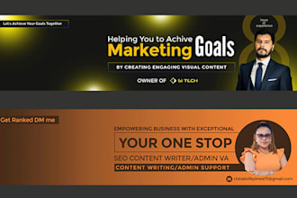 do banners and profile image