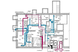 build complete hvac design, load calculations , mep designs in autocad, revit