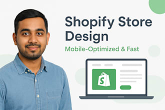 design a high converting shopify website or dropshipping store
