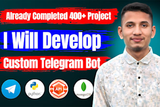 develop custom telegram bot