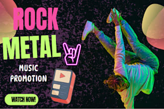 promote your rock metal and punk music to 500k djs and radio stations worldwide