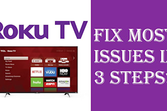 fix any issue or update your roku channel apple TV or android TV app